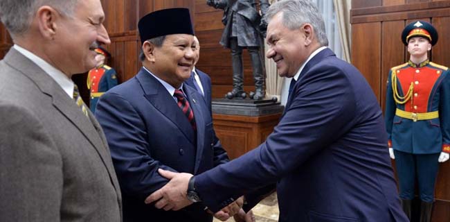 Prabowo Subianto Bertemu Sergei Shoigu, Indonesia-Rusia Sepakat Tingkatkan Pertahanan dan Teknik Militer Prabowo Subianto Bertemu Sergei Shoigu, Indonesia-Rusia Sepakat Tingkatkan Pertahanan dan Teknik Militer