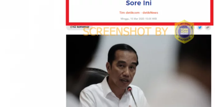 Hoax Presiden Kena Virus Corona Hoax Presiden Kena Virus Corona