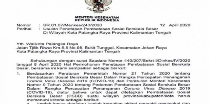 Tidak Semua Daerah yang Mengajukan PSBB Disetujui, Ini Daftarnya Tidak Semua Daerah yang Mengajukan PSBB Disetujui, Ini Daftarnya