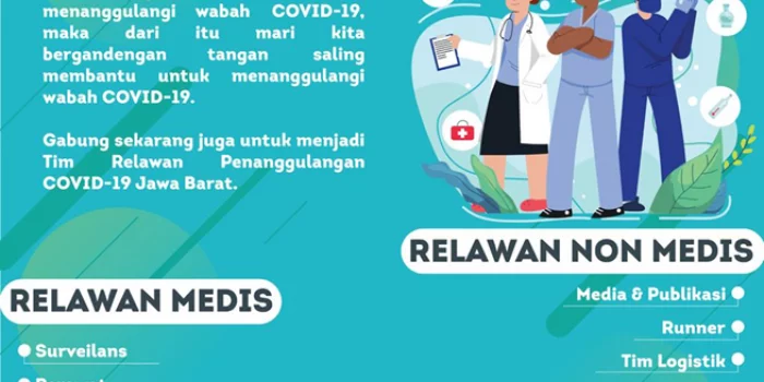 Yuk, Gabung Jadi Relawan dan Berdonasi Demi Tanggulangi COVID-19 di Jabar! Yuk, Gabung Jadi Relawan dan Berdonasi Demi Tanggulangi COVID-19 di Jabar!
