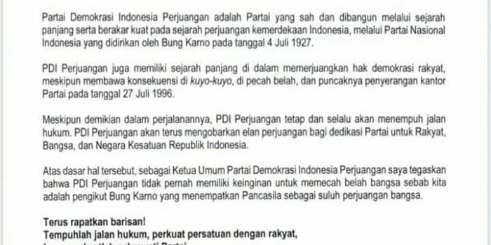Perintah Megawati Usai Kasus Pembakaran Bendera PDIP: Rapatkan Barisan Perintah Megawati Usai Kasus Pembakaran Bendera PDIP: Rapatkan Barisan