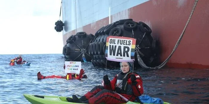 Begini Alasan Greenpeace Blokir Kapal Pertamina Prime dan Kapal Tanker Seaoath Begini Alasan Greenpeace Blokir Kapal Pertamina Prime dan Kapal Tanker Seaoath