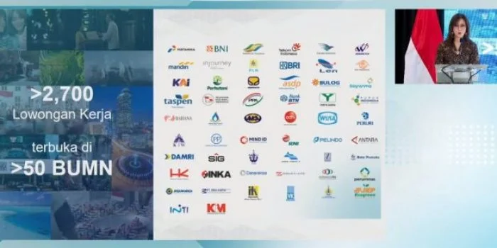 2.700 Loker BUMN di 50 Perusahaan Plat Merah Diluncurkan Erick Thohir Bisa Diakses Mulai Kamis, Begini Cara Lamarnya 2.700 Loker BUMN di 50 Perusahaan Plat Merah Diluncurkan Erick Thohir Bisa Diakses Mulai Kamis, Begini Cara Lamarnya