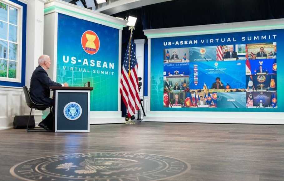 Joe Biden Sambut Pemimpin ASEAN, KTT di Washington Upaya Memperluas Peran AS Joe Biden Sambut Pemimpin ASEAN, KTT di Washington Upaya Memperluas Peran AS