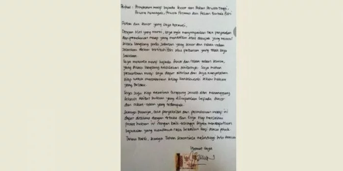 Ahli Grafologi Analisis Tulisan Tangan Ferdy Sambo: Pola Pikir Tajam, Punya Trauma Masa Lalu Ahli Grafologi Analisis Tulisan Tangan Ferdy Sambo: Pola Pikir Tajam, Punya Trauma Masa Lalu
