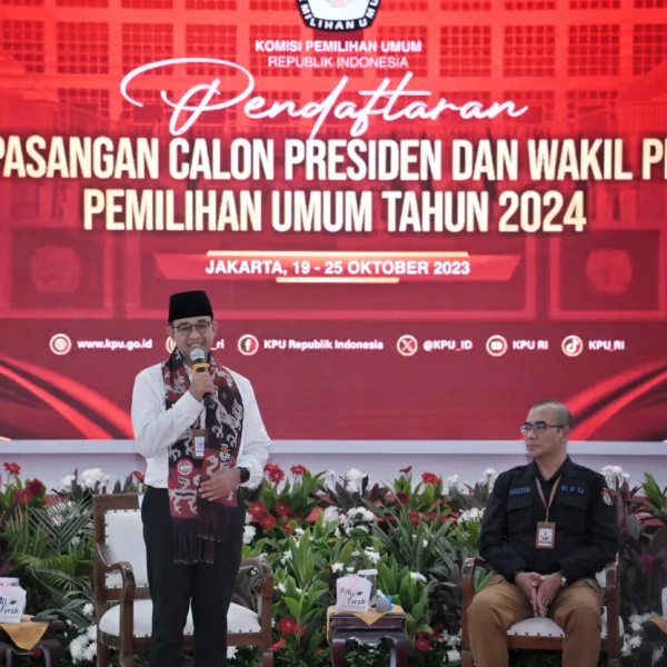 Sindir Lawan Politiknya, Anies: Maaf Kami Mengecewakan Mereka yang Menduga Tidak Bisa Mendaftar Sindir Lawan Politiknya, Anies: Maaf Kami Mengecewakan Mereka yang Menduga Tidak Bisa Mendaftar