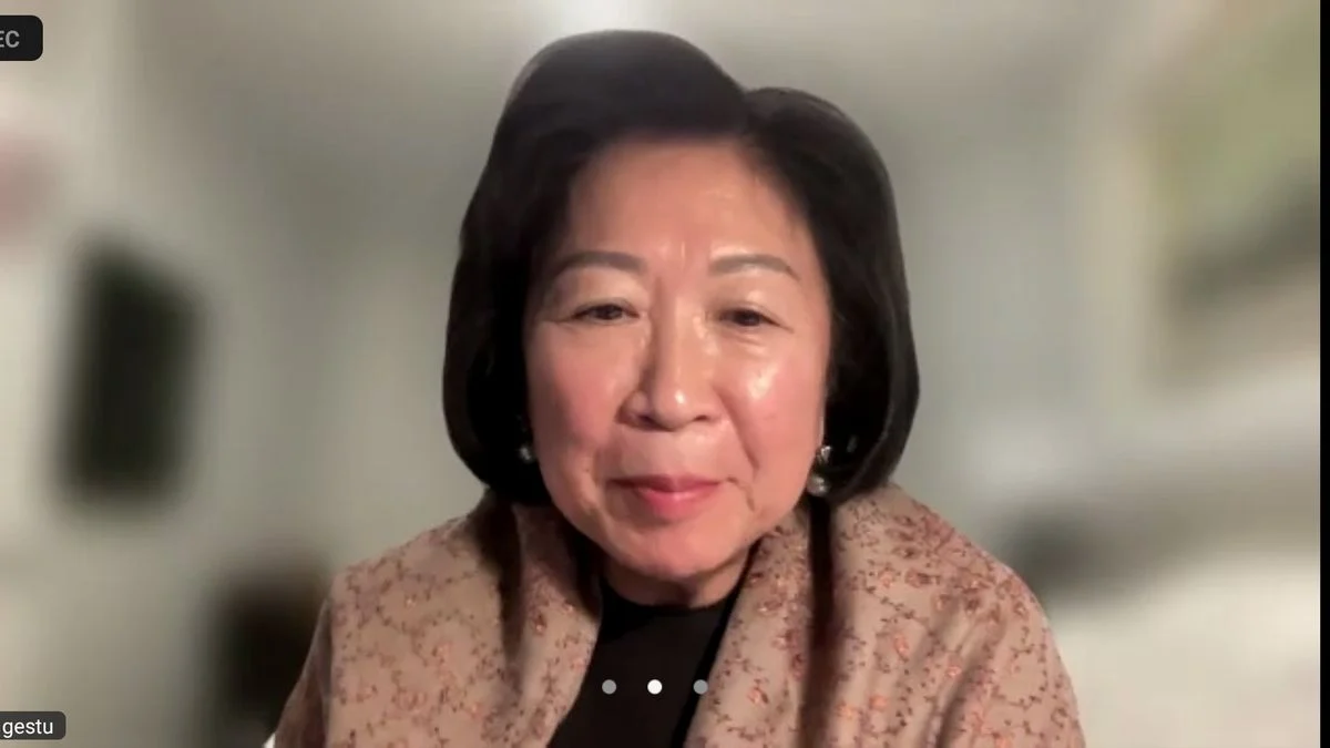 Paparan Langkah Strategis Hadapi Perang Dagang Amerika Serikat-China, DEN : Relokasi Industri dari Tiongkok Marie Pangestu dalam acara ‘Ngobrol Seru Dampak Konflik Iran-Israel ke Ekonomi RI’ yang diadakan oleh Eisenhow