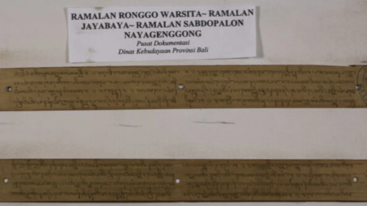Menunggu Janji Sabdo Palon Nayagenggong Tergenapi Koleksi Pusat Dokumentasi Dinas Kebudayaan Propinsi Bali