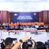 Bisnis Judi Online Kejahatan Terorganisir Lintas Negara Dioperasikan di Mekong Region Countries, Ada 3 Negara Konferensi pers terkait judi online di gedung Bareskrim Polri, Jakarta, Jumat 21 Juni 2024.