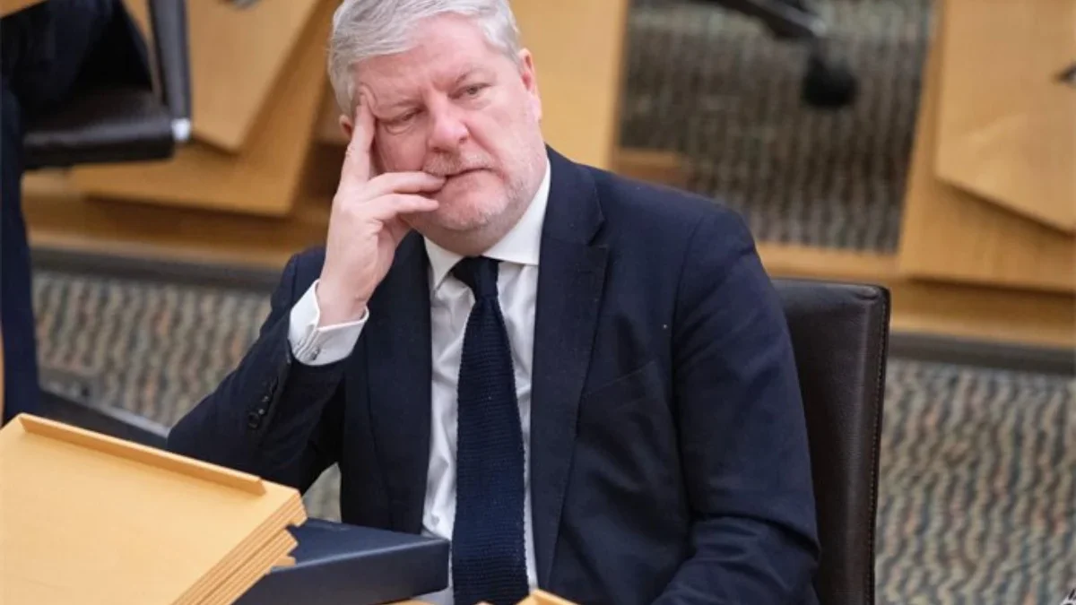 Skotlandia Hentikan Seluruh Pertemuan dengan Duta Besar Israel hingga 'Kemajuan Nyata' di Jalur Gaza Menteri Luar Negeri Angus Robertson (alamy)