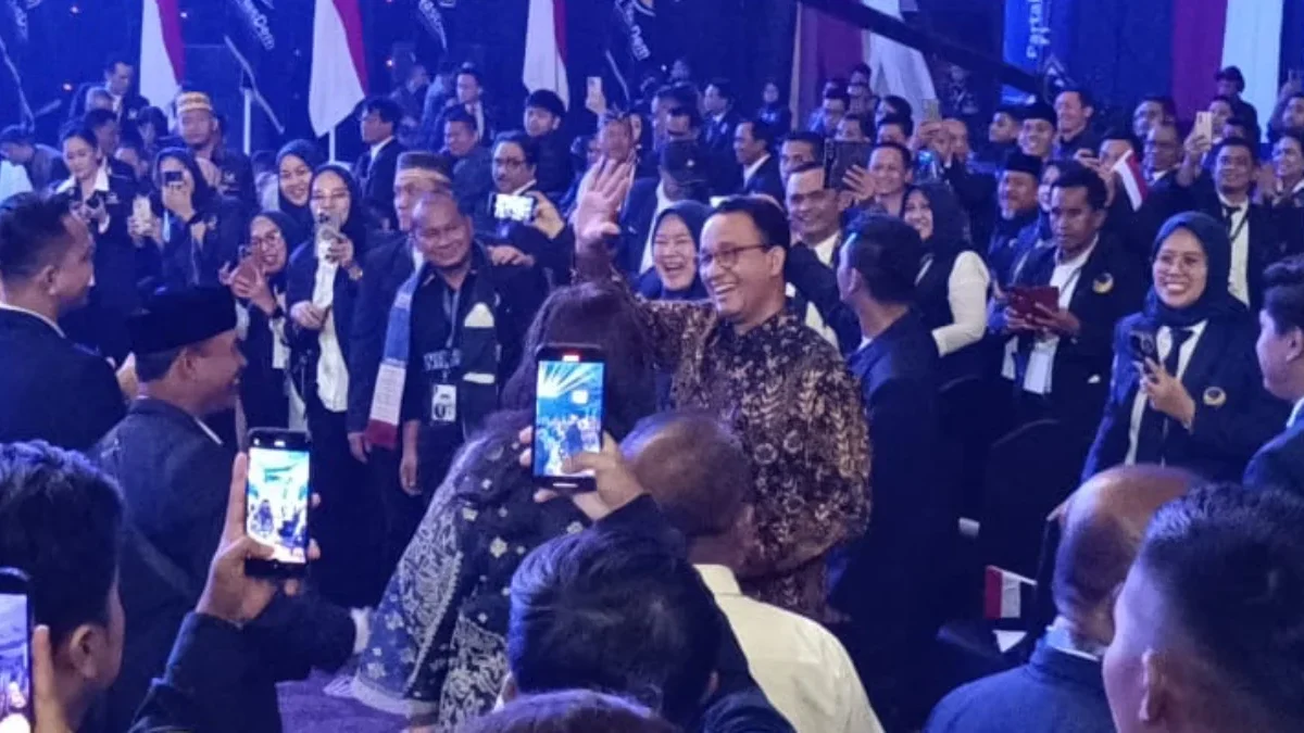Anies Baswedan Tetap Hadiri Kongres III Partai NasDem Meski Berbeda Pilihan Usai Pilpres 2024 Anies Baswedan disambut meriah di Kongres Nasdem/RMOL