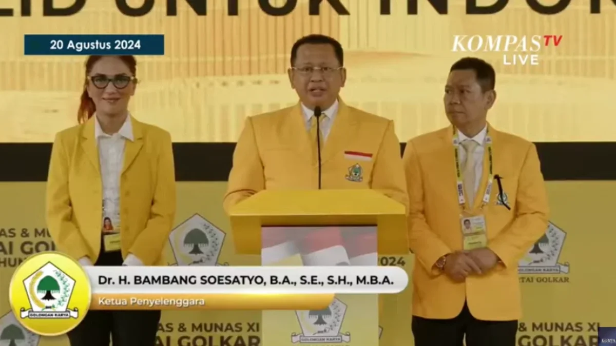 Bamsoet Buka Rapat Pimpinan Nasional Partai Golkar Puji Airlangga Hartarto: Kader Terbaik Ketua MPR dan Wakil Ketua Umum Partai Golkar Bambang Soesatyo