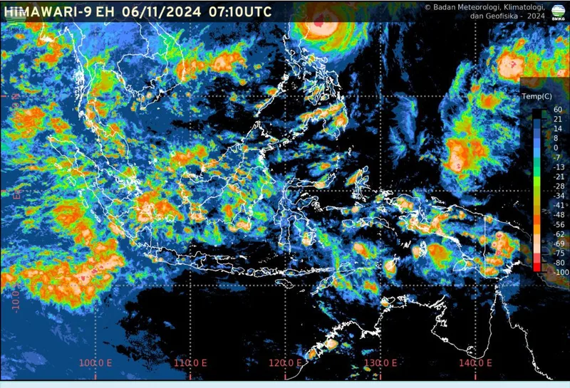 BMKG Minta Waspada Siaga Hadapi Cuaca Ekstrem dan Potensi Hidrometeorologi Ilustrasi(Dok BMKG)