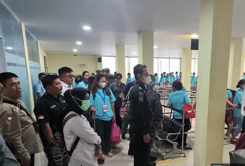 105 Pekerja Migran Indonesia Ilegal Dideportasi dari Malaysia, Alami Stres Pekerja migran Indonesia (PMI) ilegal di Johor, Malaysia(Dok. Kemensos)