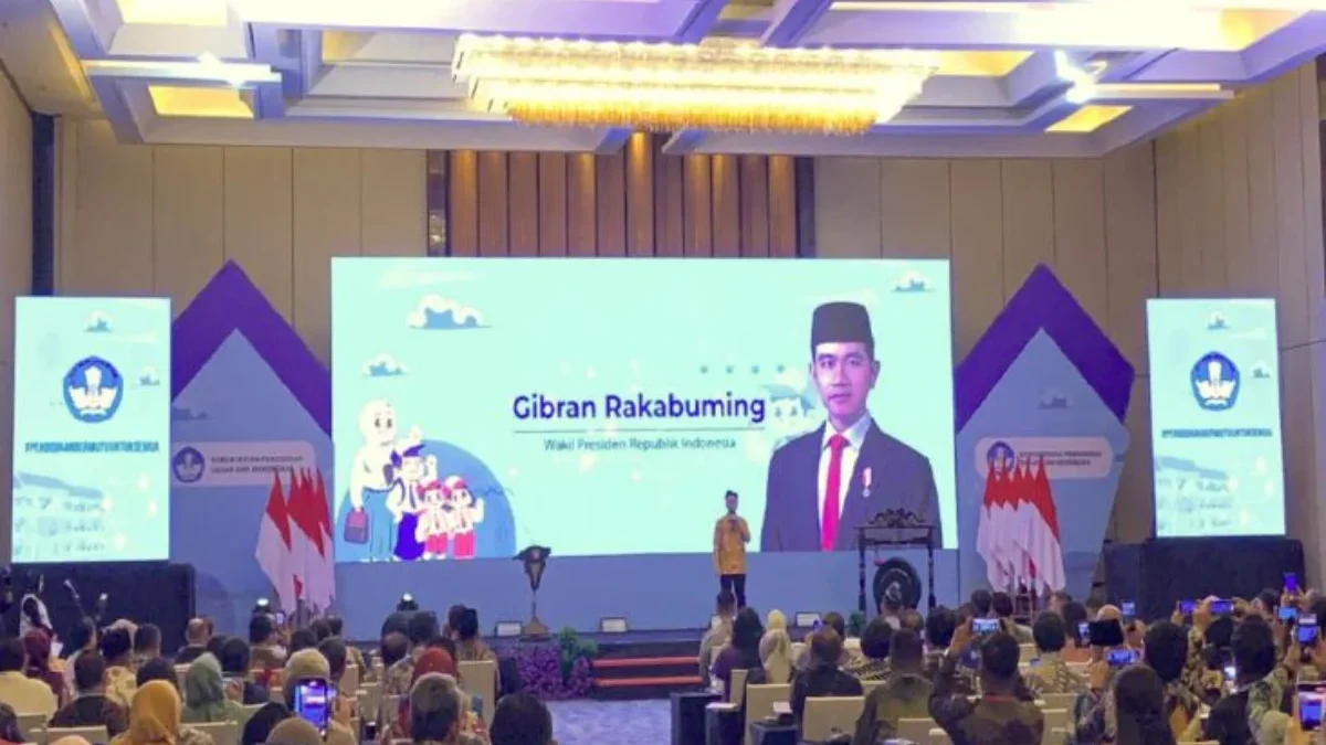 Wapres Gibran Rakabuming Raka meminta sistem zonasi pada penerimaan siswa baru dikaji ulang. Foto/Binti Mufari