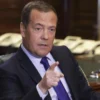 Wakil ketua dewan keamanan Rusia, Dmitry Medvedev