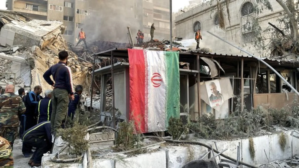 Perang Suriah: Fragmen Amerika Serikat-NATO versi Rusia, China dan Iran Kedubes Iran di Damaskus sempat jadi target serangan Israel April lalu. (Foto: REUTERS/Firas Makdesi)