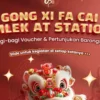 Simak Daftar Stasiun Berikut Jadwalnya, KAI Gelar Imlek at Station Pertunjukan Barongsai di 13 Stasiun KAI - Gong XI Fa Cai Imlek at Station. (Foto Instagram:kai121_)