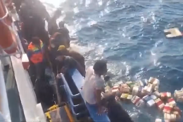 Istimewa/ Tangkapan layar video penyelamatan korban