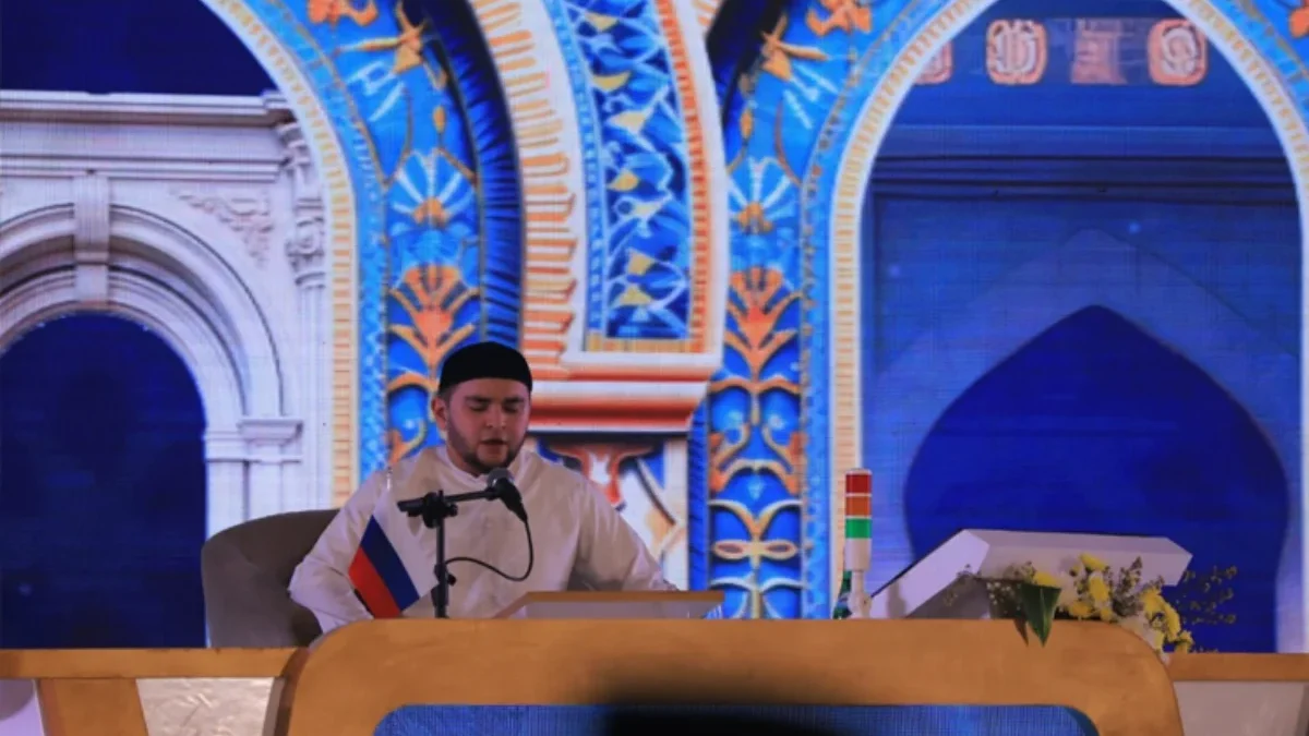 Hafiz Al-Qur'an asal Rusia Aiemiddin Farkhudinov. (FOTO: dok. Kemenag)