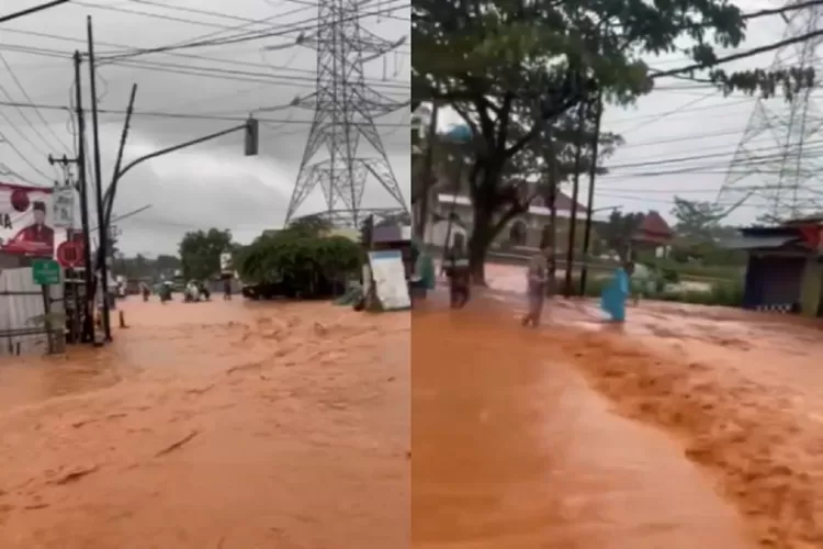 Potret banjir bandang di wilayah Kabupaten Batang, Jawa Tengah (Jateng) pada Kamis, 30 Januari 2025. (X.com/@J