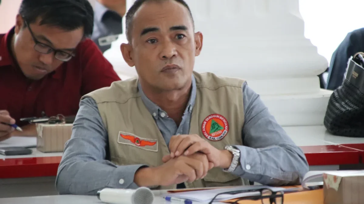 Kepala Badan Penanggulangan Bencana Daerah Kabupaten Cianjur, Jawa Barat Asep Kusmanawijaya