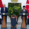 Erdogan Sebut Peningkatan Perdagangan Antara Indonesia-Turki Target Rp160 Triliun Per Tahun Presiden RI Prabowo Subianto dan Presiden Turkiye Recep Tayyip Erdogan melakukan pertemuan bilateral di Istana