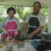 Ketum PDIP Perjuangan Megawati Soekarnoputri saat masak bareng Ketum Gerindra Prabowo Subianto. (Foto: Istimew