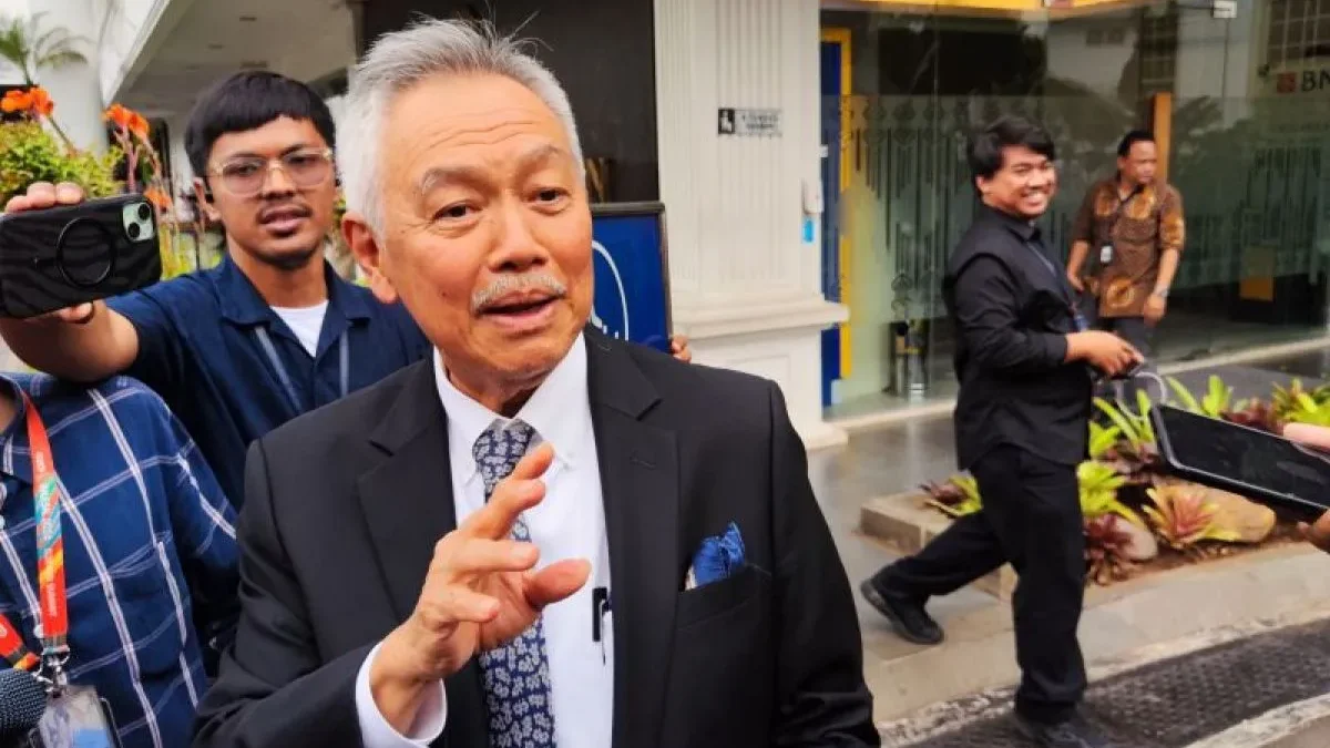 Pengusaha ternama Nasional yang juga pemilik Grup Artha Graha, Tomy Winata saat ditemui di Istana Kepresidenan