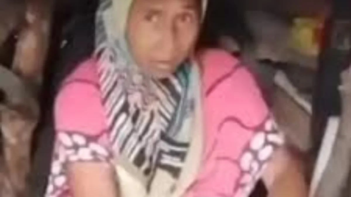 KP2MI Pulangkan Ribut Uripah Pekerja Migran Indonesia yang Ditemukan di Hutan Malaysia Usai 19 Tahun Hilang Tangkapan layar dari video yang beredar di sosial media, Ribut Uripah, pekerja migran Indonesia (PMI) yang dit