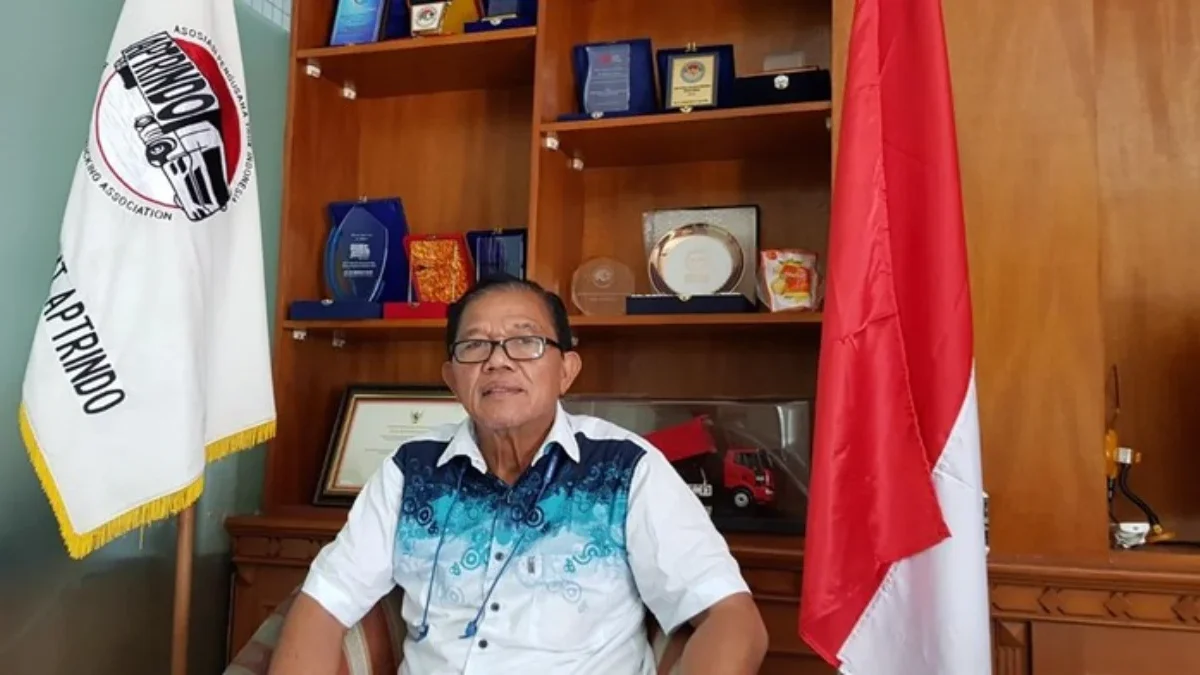 Asosiasi Pengusaha Truk Indonesia Minta SKB Larang Truk Sumbu 3 Operasi Selama Lebaran Direvisi Ketua Umum DPP Aptrindo, Gemilang Tarigan. Dok Aptrindo