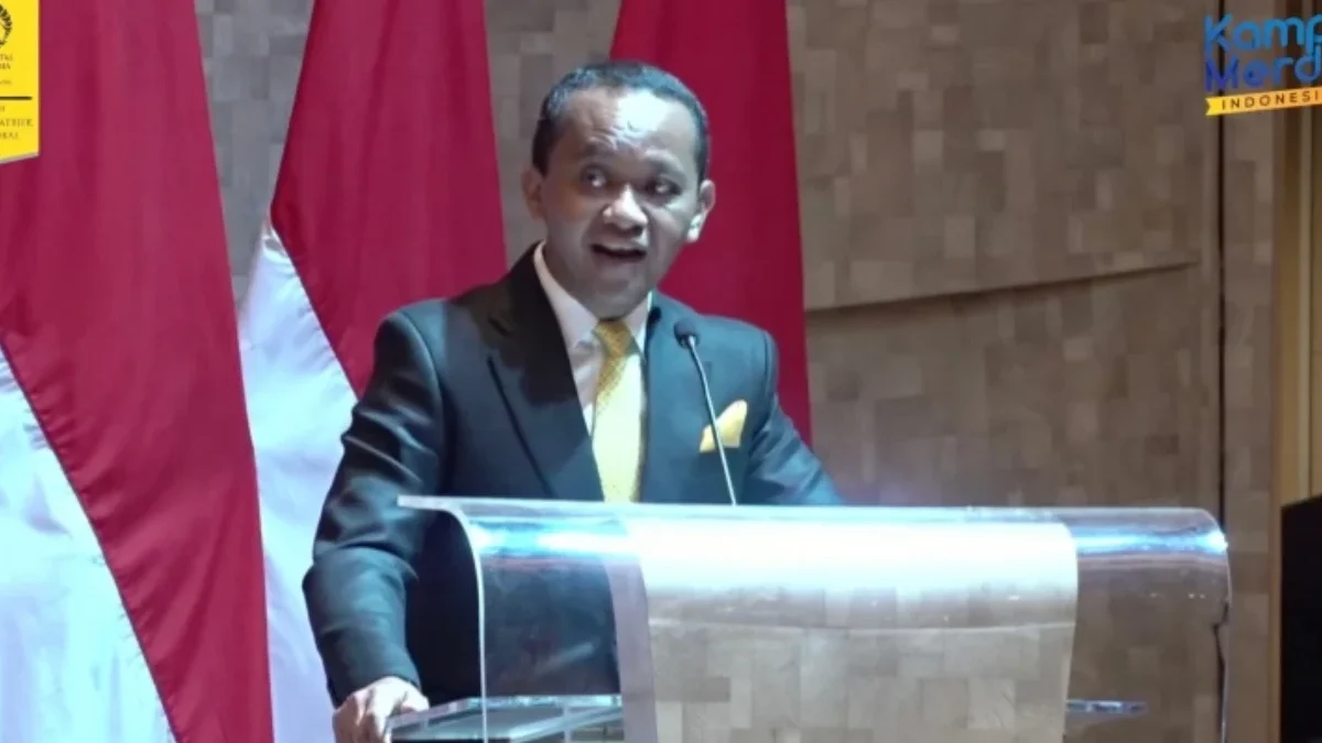 Universitas Indonesia Buka Suara Soal Kritikan Publik Soal Polemik Disertasi Bahlil Menteri Energi dan Sumber Daya Mineral (ESDM), Bahlil Lahadalia/tangkapan layar