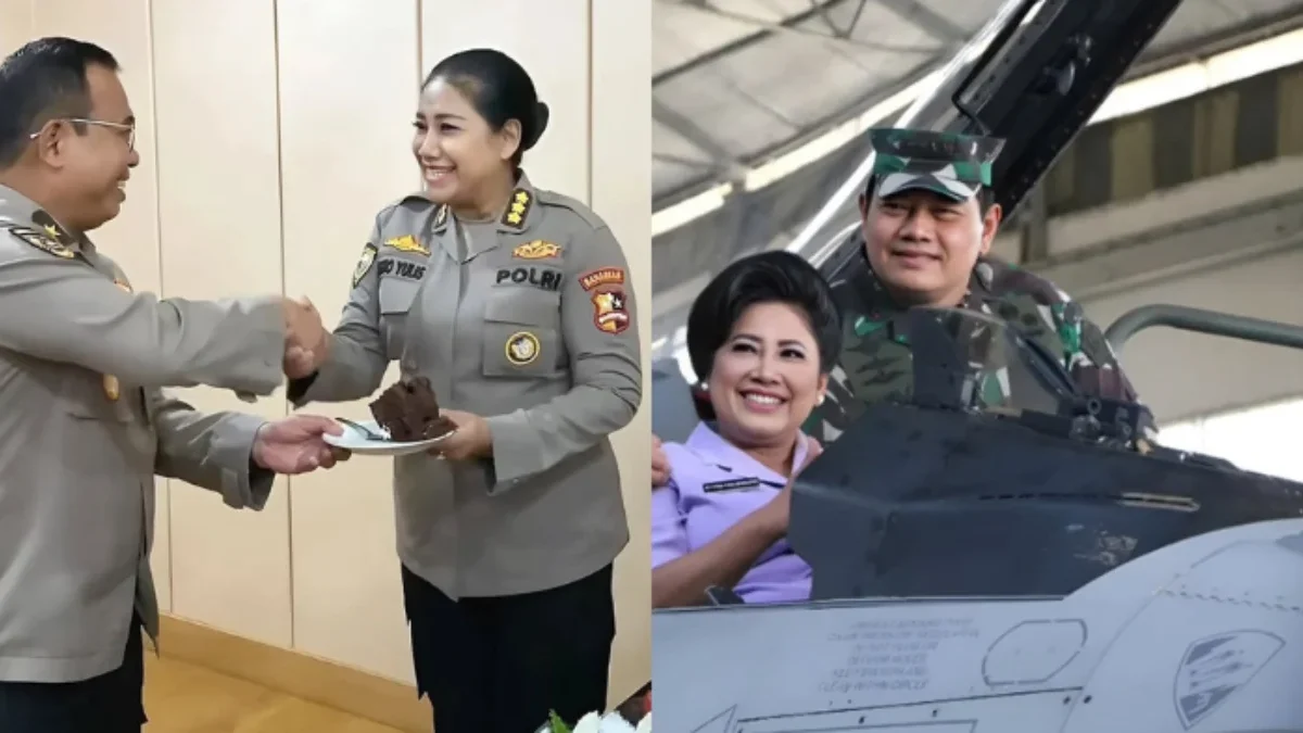 Rekam Jejak Istri Mantan Panglima TNI Yudo Margono, Kapolres Salatiga Kombes Veronica Yulis Prihayati Foto kolase Veronica Yulis Prihayati, istri mantan Panglima TNI Laksamana Yudo Margono, diangkat jadi Kapolres
