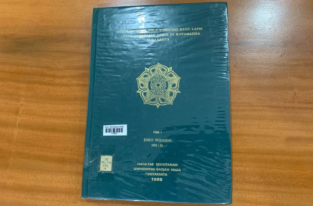 Skripsi Joko Widodo (Dok. UGM)