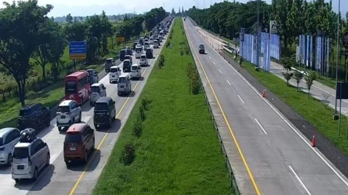Tol Cikopo Palimanan (Cipali) mulai padat. (Foto: Astra Infra Tol Cipali)