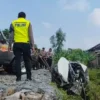 KA Batara Kresna menabrak mobil pemudik di Sukoharjo, Rabu (26/3/2025). (Dokpri)