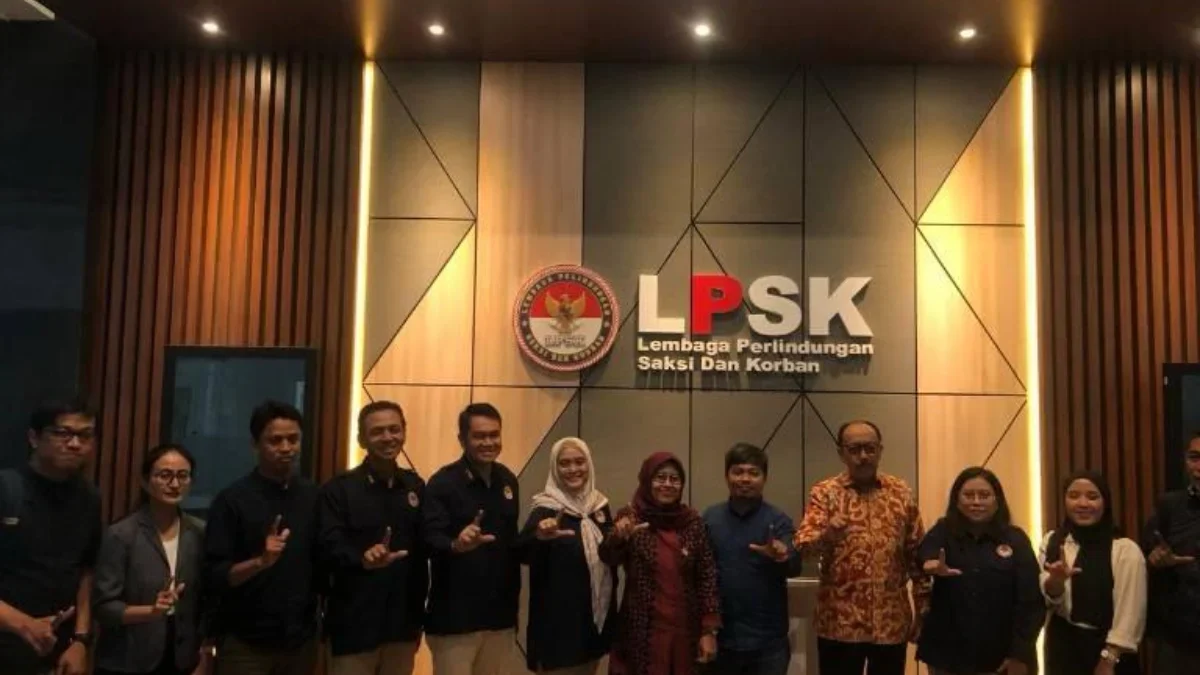 Komite Keselamatan Jurnalis (KKJ) Indonesia menemui Ketua dan Wakil Ketua Lembaga Perlindungan Saksi dan Korba