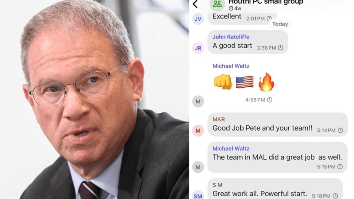 Ketika Jurnalis Tahu Operasi Militer Amerika Serikat Gegara Masuk Group Chat Tim Keamanan Trump Jeffrey Goldberg dan tangkapan layar Houthi PC Small Group