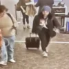 Ranjani Srinivasan terlihat dalam video yang diperoleh The Post saat berjalan melalui Bandara LaGuardia saat i