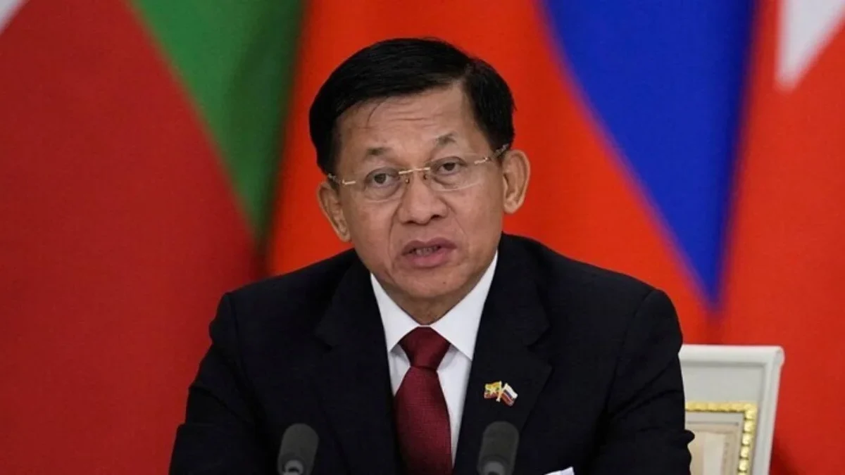 Pemimpin Junta Myanmar Min Aung Hlaing/Net
