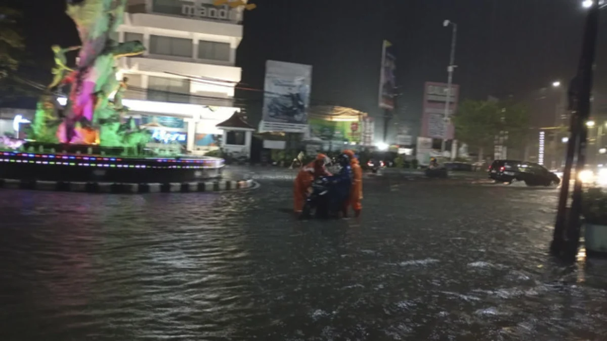 Peristiwa banjir melanda Kabupaten Kebumen, Provinsi Jawa Tengah, Sabtu (29/3/2025). (Dok. BPBD Kab. Kebumen)