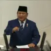 Presiden Prabowo Subianto berpidato di Sidang Umum Majelis Nasional Agung Turki, Kamis (10/4/2025). Foto: Yout