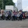 Situasi lalu lintas di jalur Pantura Cirebon. (Eza)