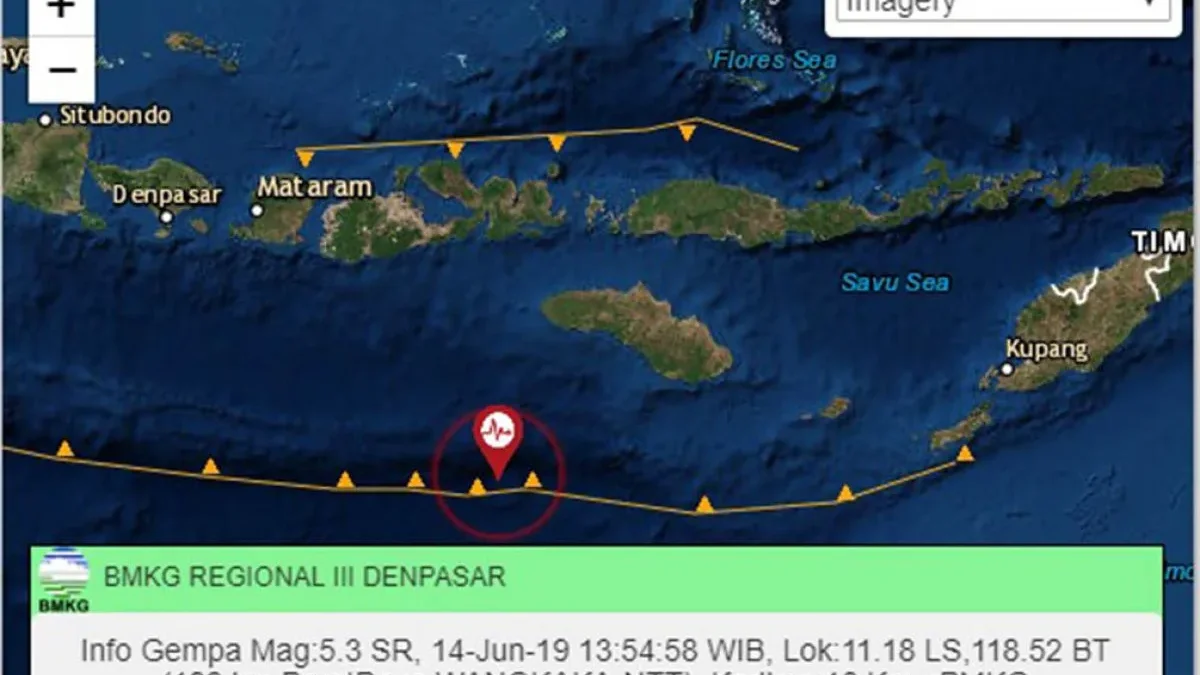 Gempa Wanokaka Nusa Tenggara Timur Magnitudo 6.0 Getaran Dirasakan hingga Sumbawa Gempa Wanokaka NTT