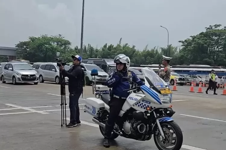 Korlantas Polri akan memberlakukan rekayasa lalu lintas selama arus balik Lebaran (PJR Korlantas Polri)