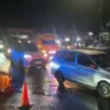 Situasi tampak terlihat kepadatan volume kendaraan pada arus balik di Jalur Nagreg, Kabupaten Bandung, Jawa Ba