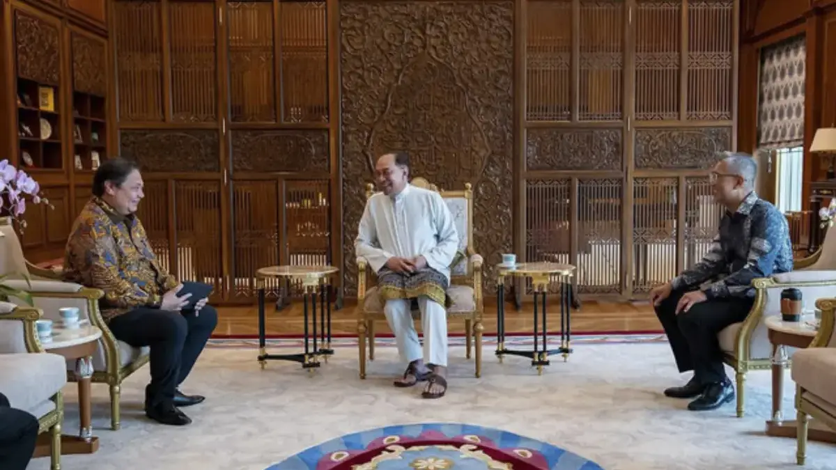 Menko Perekonomian Airlangga bertemu Anwar Ibrahim. Foto: Instagram/ @anwaribrahim_my