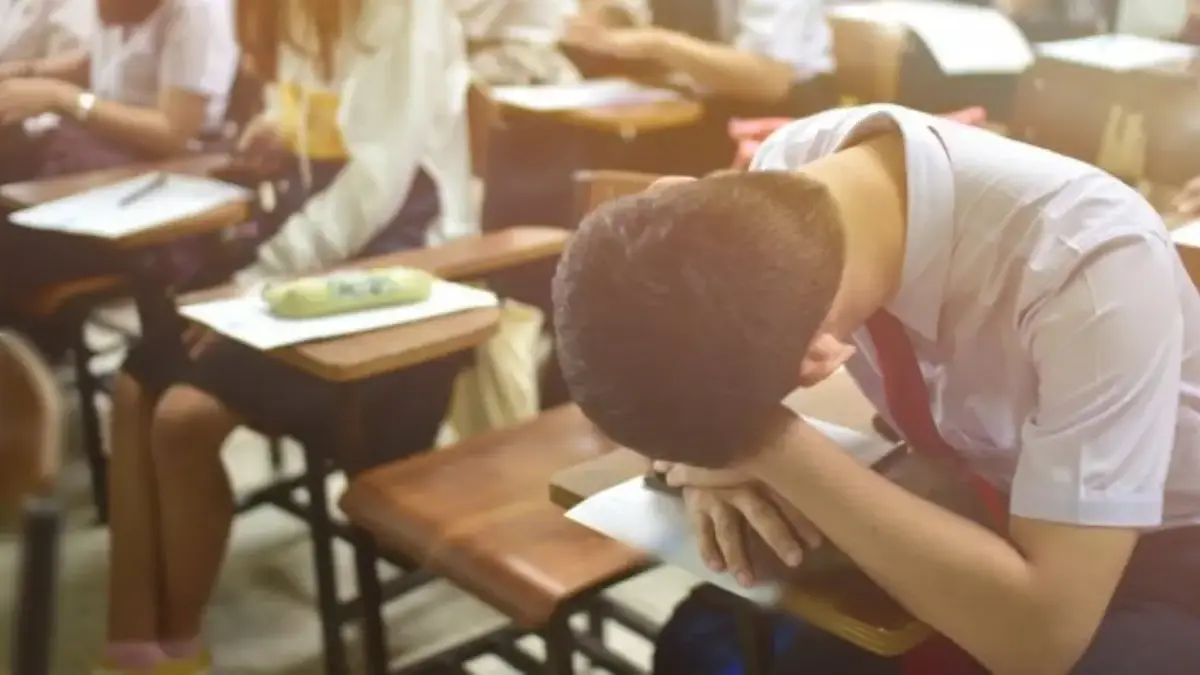 Ilustrasi mengantuk dan malas saat hari pertama masuk sekolah usai liburan Lebaran