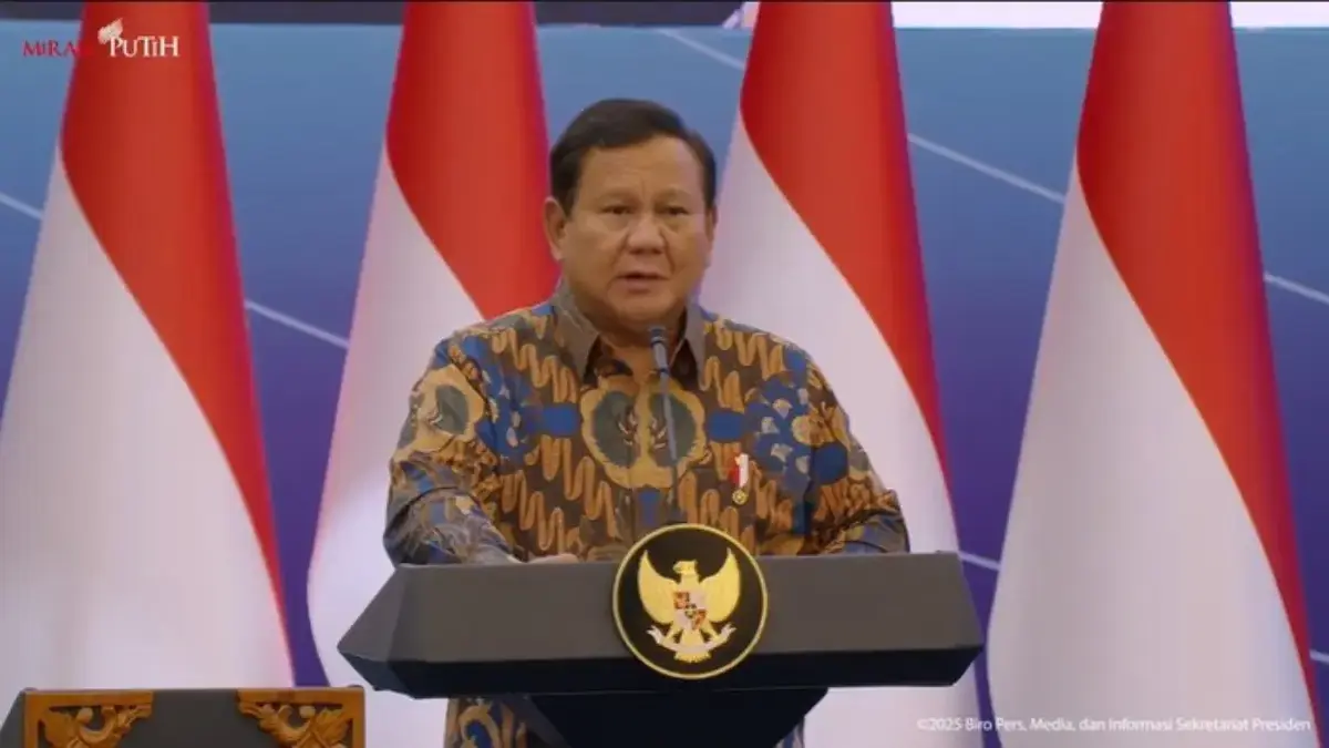 Presiden Prabowo Subianto (YouTube Sekretariat Presiden)