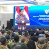 Sarasehan Ekonomi Bersama Presiden Republik Indonesia di Menara Mandiri, Jakarta, Selasa (8/4/2025).